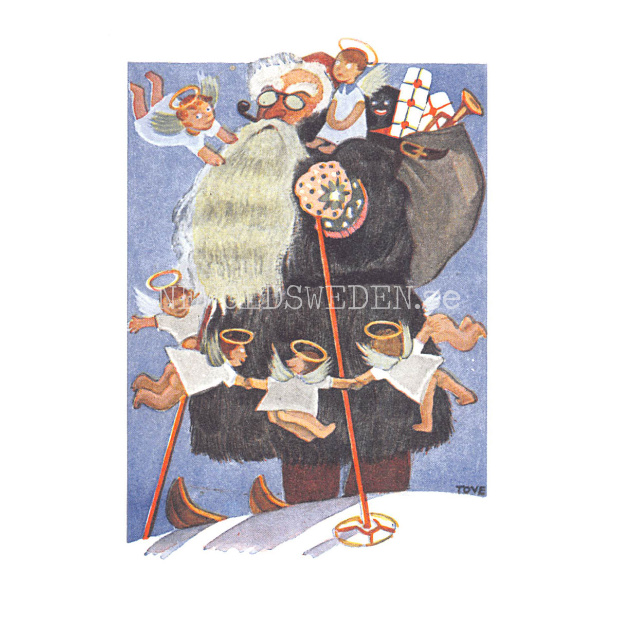 Tove Jansson 1941 Old Postcard No: 6 of 10 - 340 - 3