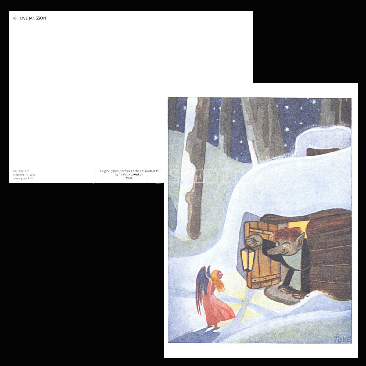 Tove Jansson 1941 Old Postcard No: 7 of 10 - 340 - 2