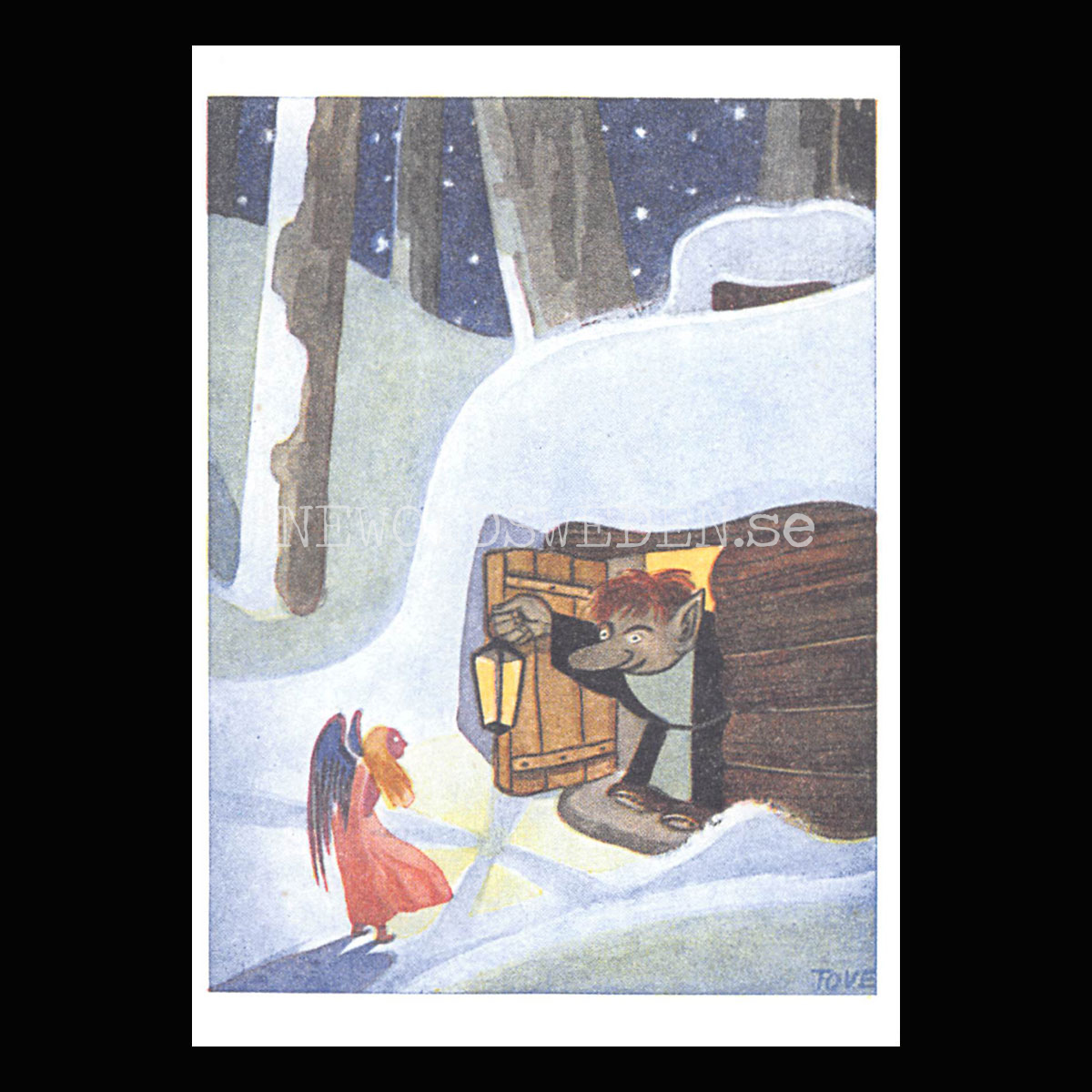 Tove Jansson 1941 Old Postcard No: 7 of 10 - 340