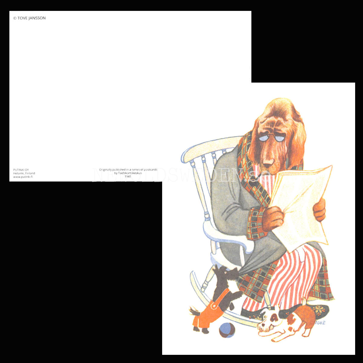 Tove Jansson 1941 Old Postcard No: 10 of 10 - 340 - 2