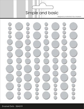 Enamel Dots - Simple and Basic - Grå