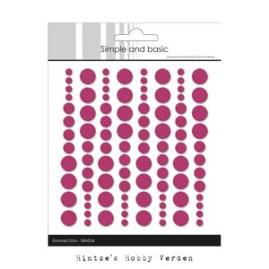 Enamel Dots - Simple and Basic - Red
