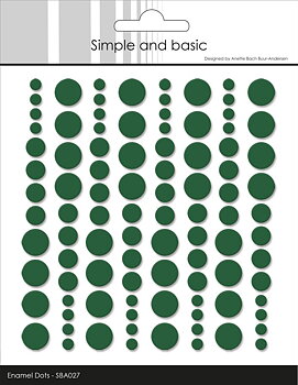 Enamel Dots - Simple and Basic - Green