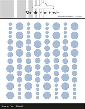 Enamel Dots - Simple and Basic - Ljusblå