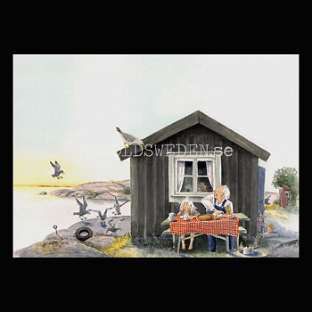 Stinas sommar - Lena Andersson - Vykort A6 - 1880