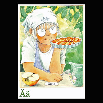 Ää Äpple Majas Alfabet - Lena Andersson - 1860
