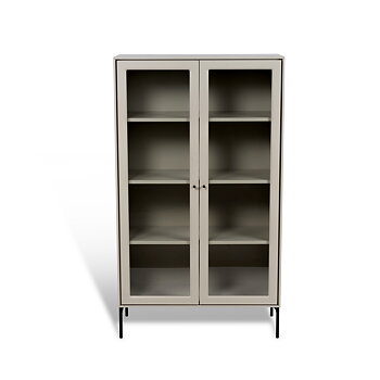 Vitrinskåp VOLT 130 cm  beige Mavis