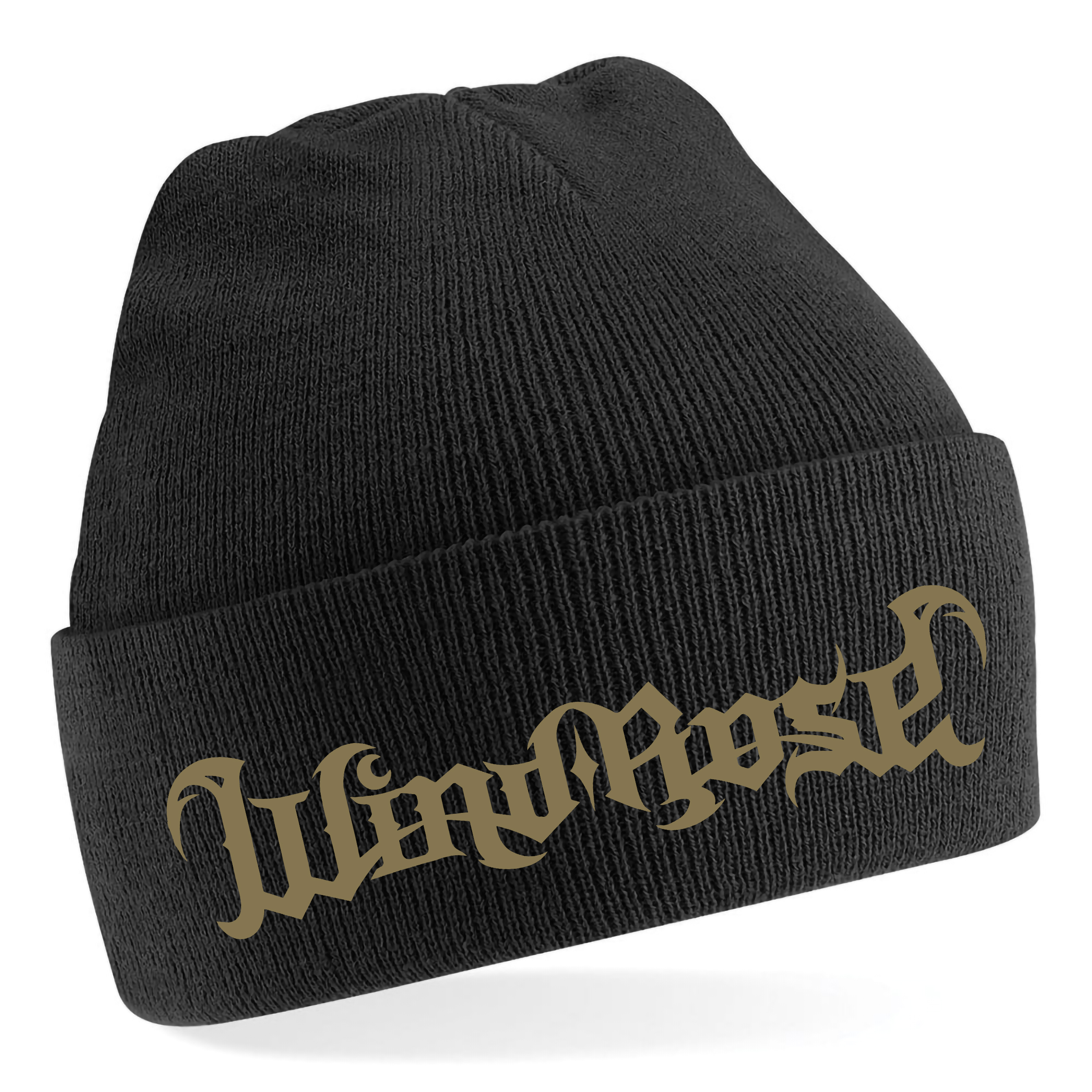 Wind Rose Logo Gold Beanie 