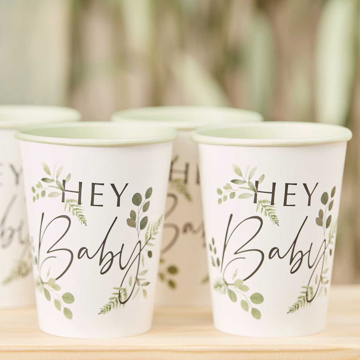 Pappmuggar Hej Baby Botanical