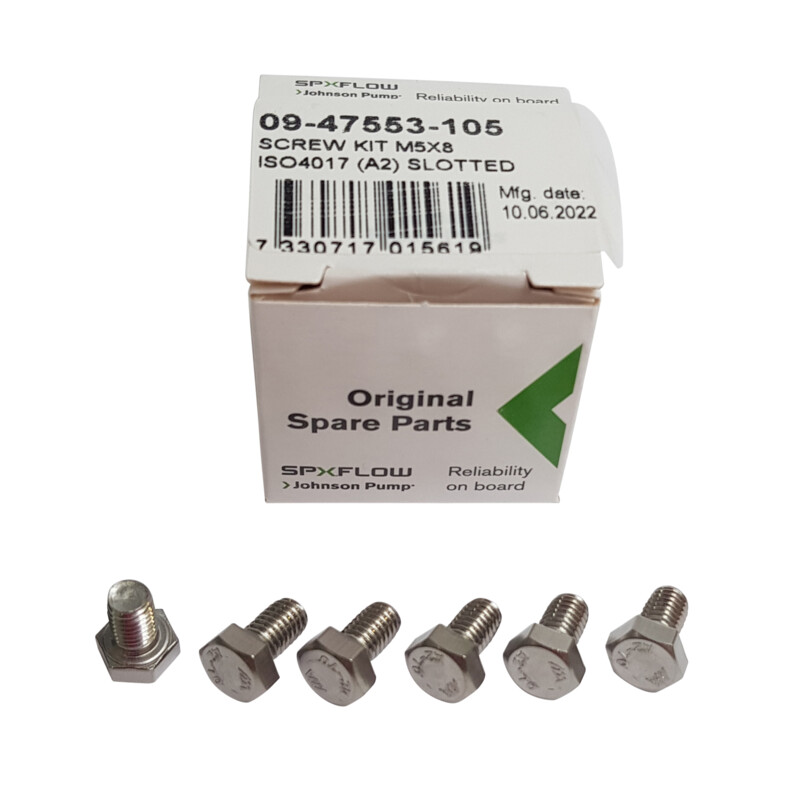 SCREW KIT M5X8, 6ST