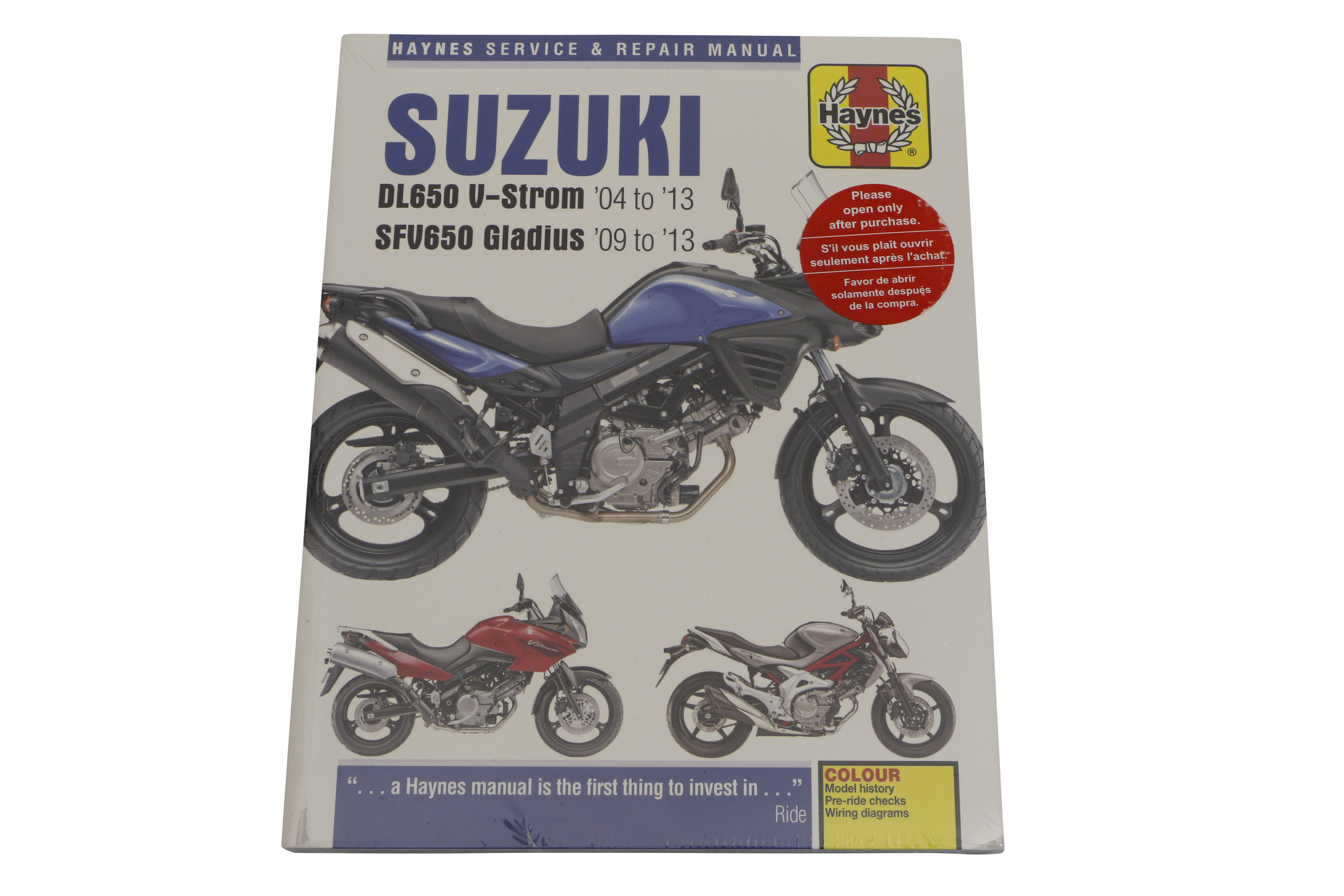 SUZUKI DL650 V-STROM & SVF 2004-13  Haynes