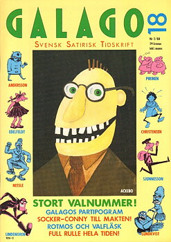 Galago nr 18,  1988 nr 2, Stort valnummer!