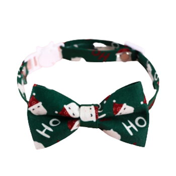 Katthalsband Rosett Ho Ho Jultomte