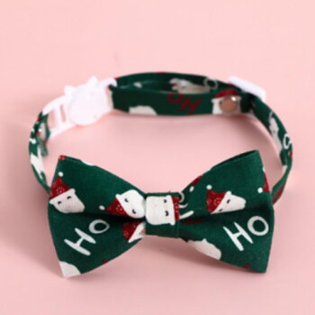 Katthalsband Rosett Ho Ho Jultomte