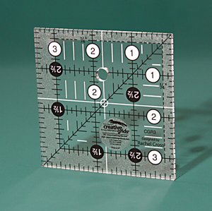 Creative Grids - Kvadrat Linjal 3½" x  3½" - Non-Slip ruler