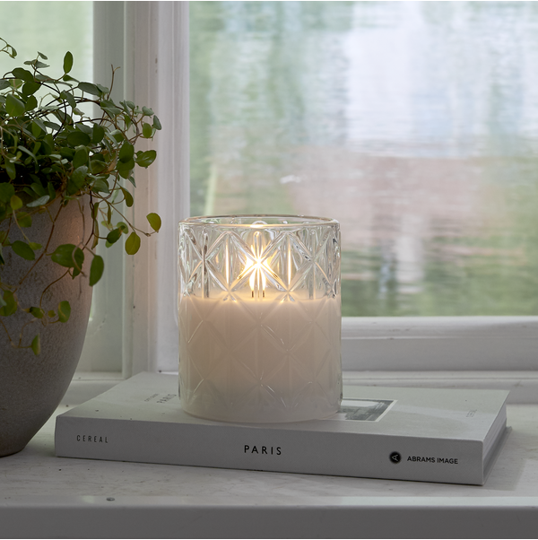 LED Blockljus Flamme Romb - 2