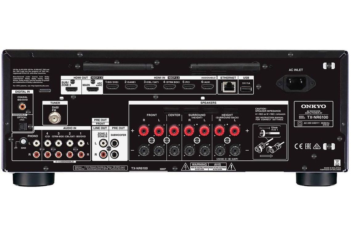 Onkyo TX-NR6100 - 4