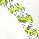 Helmer Ringström (Ruter 1957) Four Plates with Green Diamonds Decor 23 cm