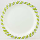 Helmer Ringström (Ruter 1957) Four Plates with Green Diamonds Decor 23 cm