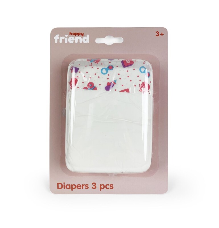 Happy Friend Blöjor 3-pack 35-45 cm