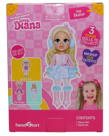 Love Diana S2 15 cm Docka, Ice Skater - 4