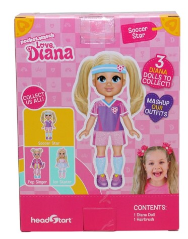 Love Diana S2 15 cm Docka, Soccer Star - 3