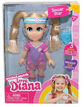 Love Diana S2 15 cm Docka, Soccer Star