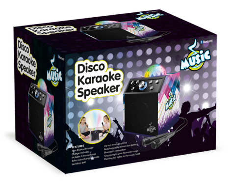 Music Karaoke BT Discokula med 2 Mikrofoner - 2