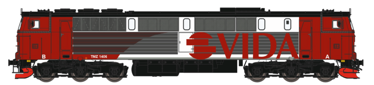 Diesellok VIDA TMZ 1406 (DC) - 2