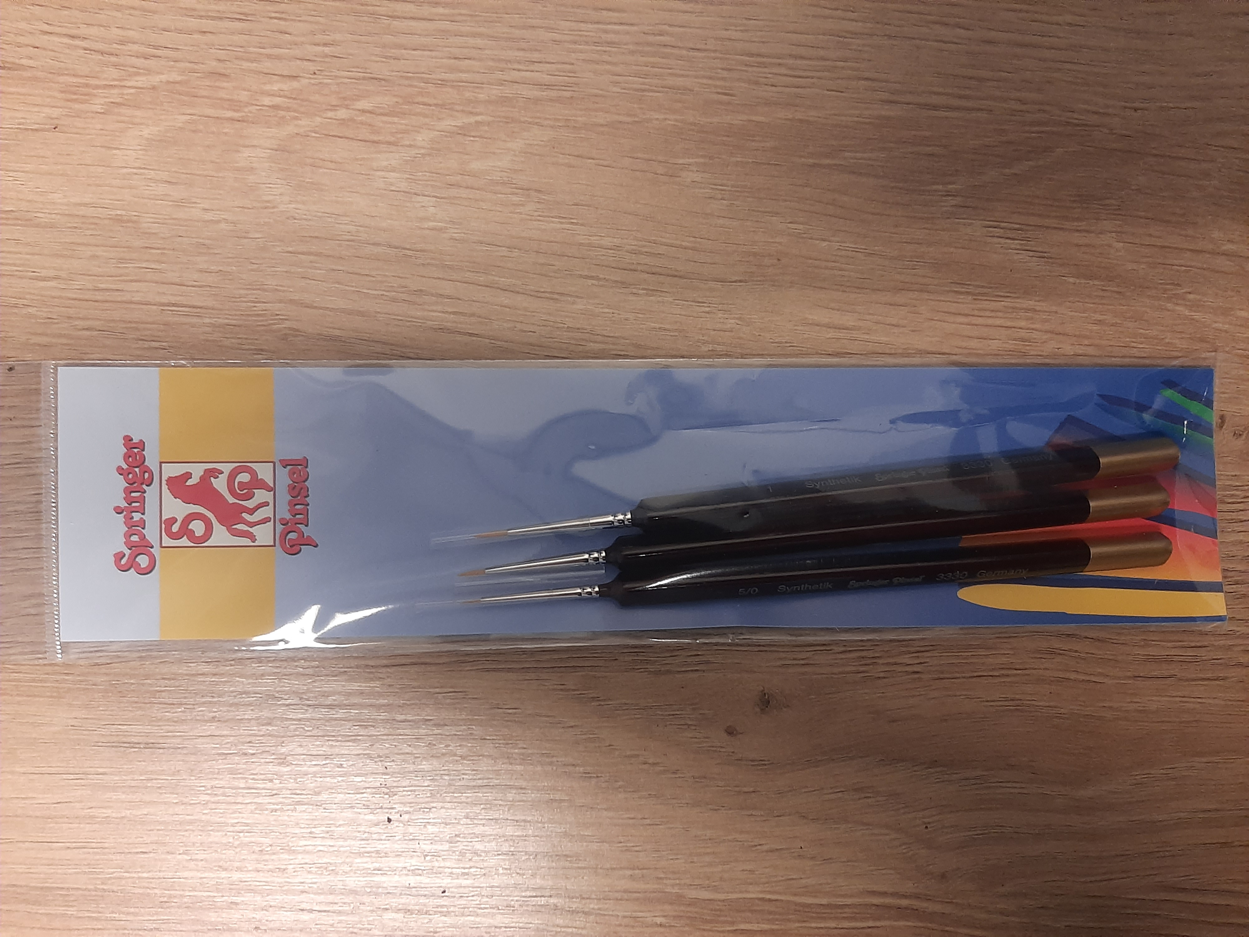 Brush set 3 pcs. synthetic round. 5/0, 2/0, 1