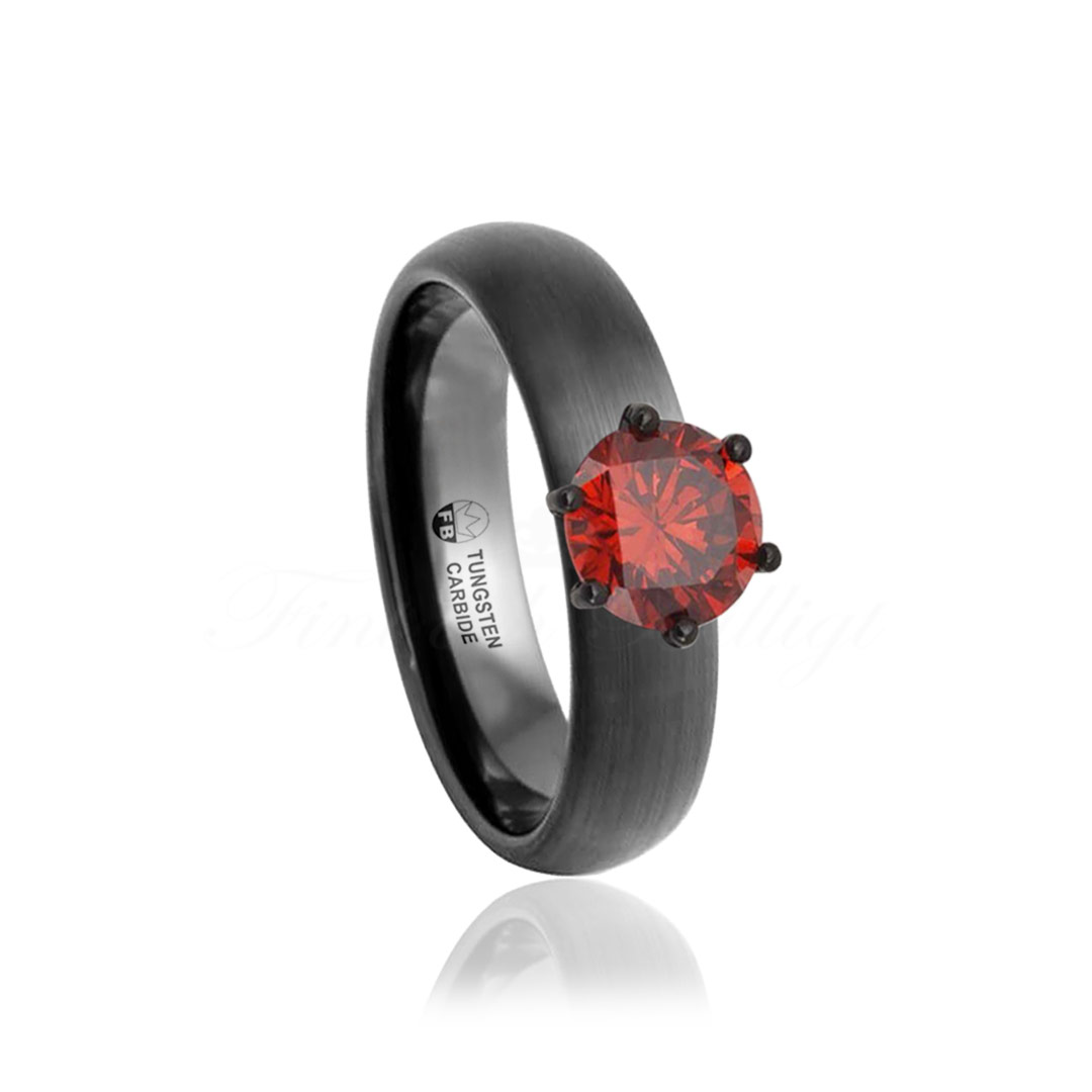 Ring - Twilight Evolve - Matte Black Interchangeable Stone - 13