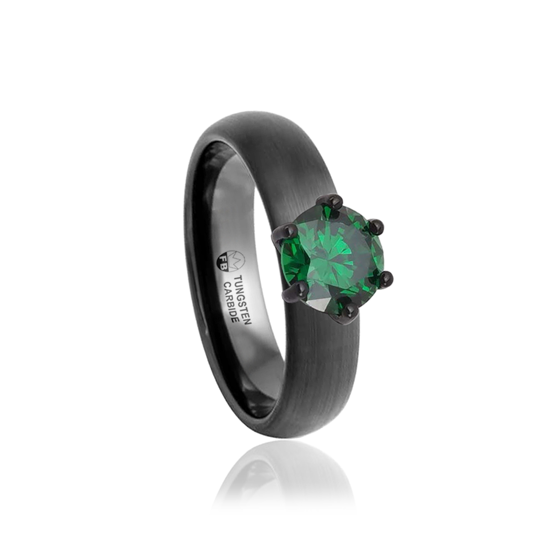 Ring - Twilight Evolve - Matte Black Interchangeable Stone - 14