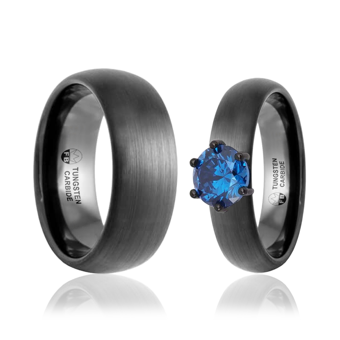 Ring - Twilight Evolve - Matte Black Interchangeable Stone - 5