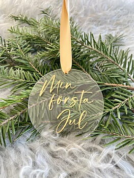 Julgranspynt Min första Jul Akryl
