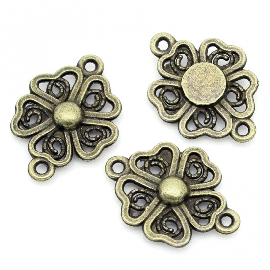 Connector i brons, Blomma - 2