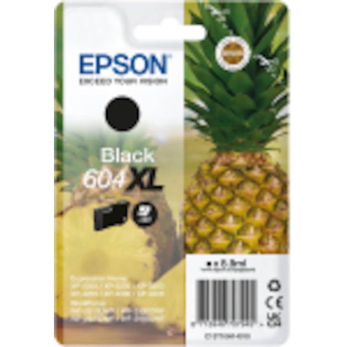 Bläck Epson 604XL svart 8,9ml
