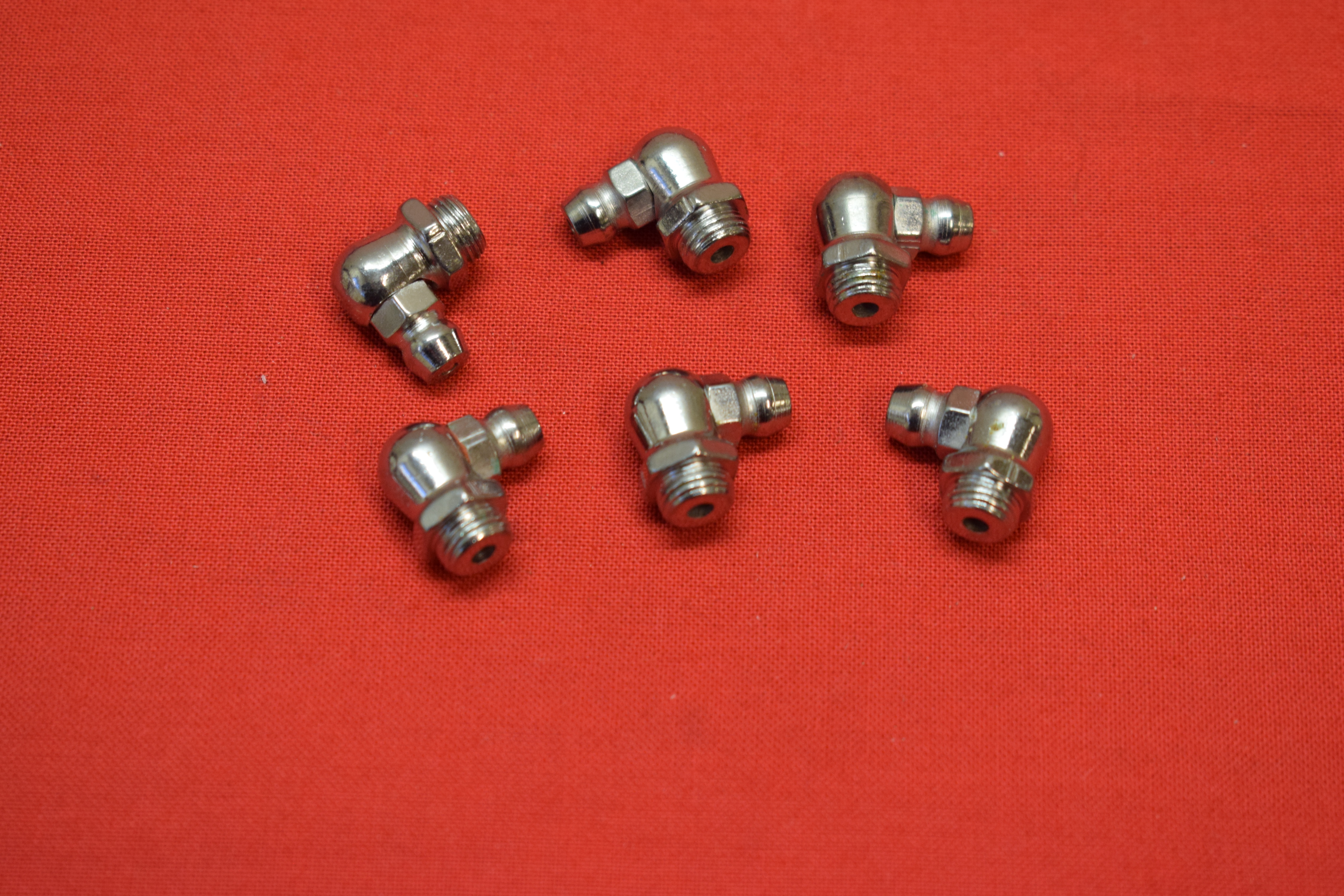 Grease Fittings Zerk Type (6) 1936-84 90 Dgr