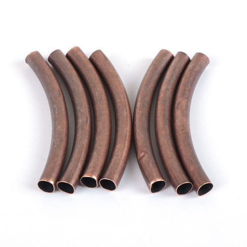 small tubes, bronze 50mm