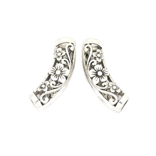 Tubes, silver flower