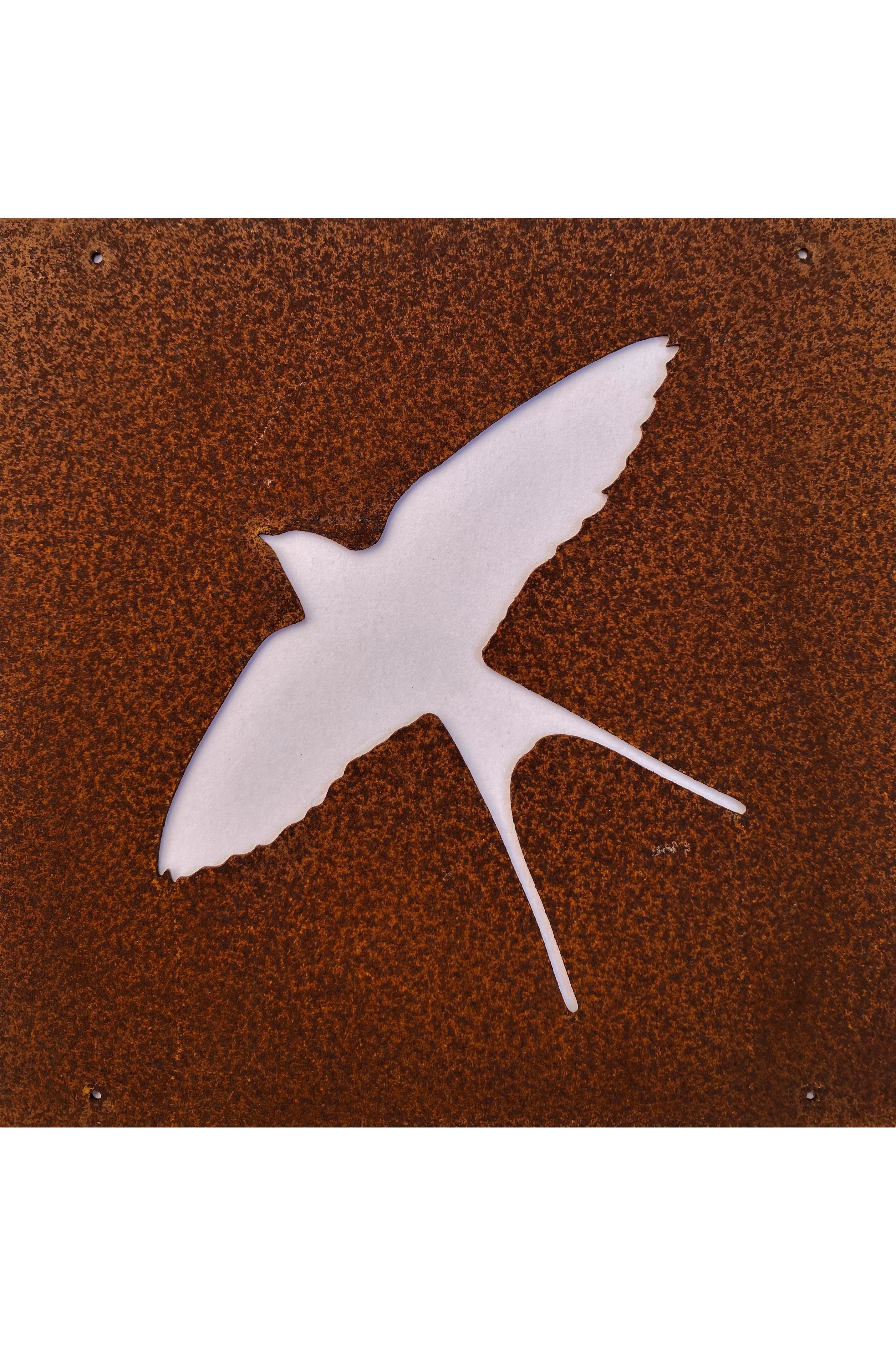 Swallow sign with steel wire for reinforcement mesh or sign holder - 2