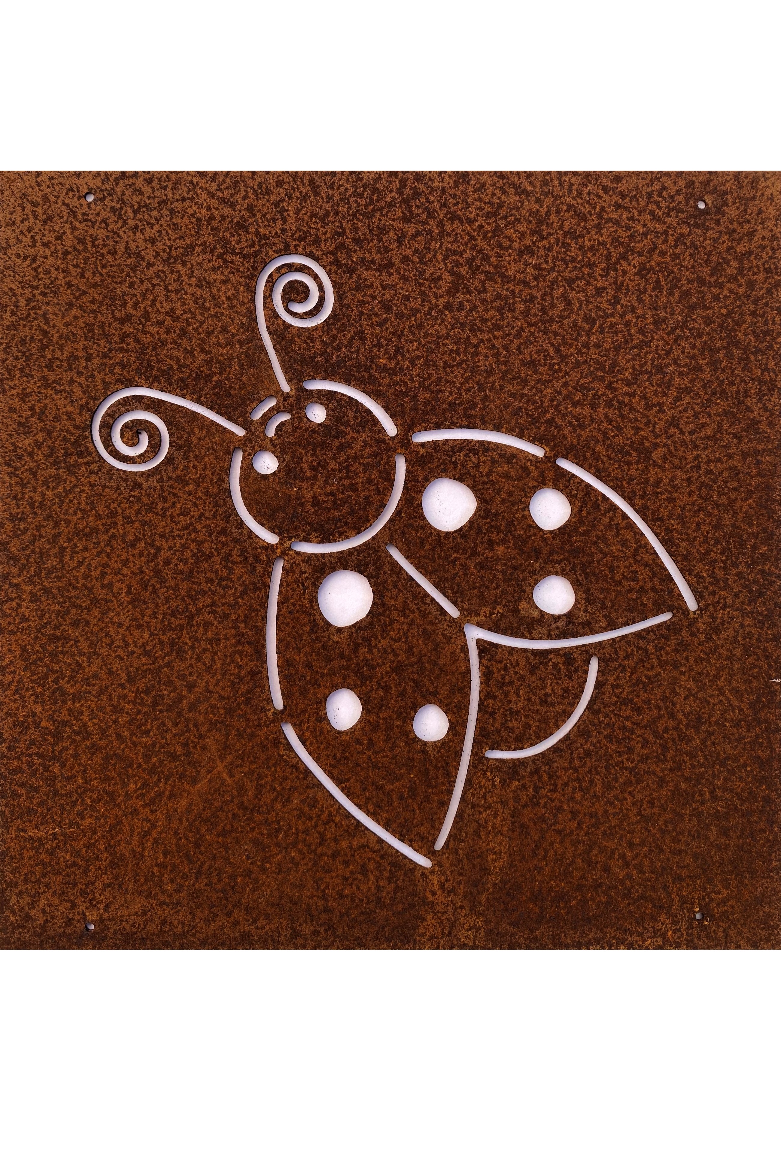 Sign Ladybird with steel wire for reinforcement mesh or sign holder - 2