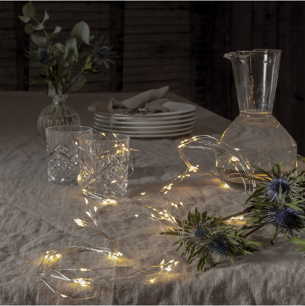 Ljusslinga Dew Drops 125 ljus
