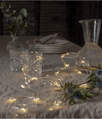 Ljusslinga Dew Drops 125 ljus