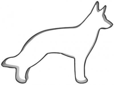 Pepparkaksform Hund Schäfer