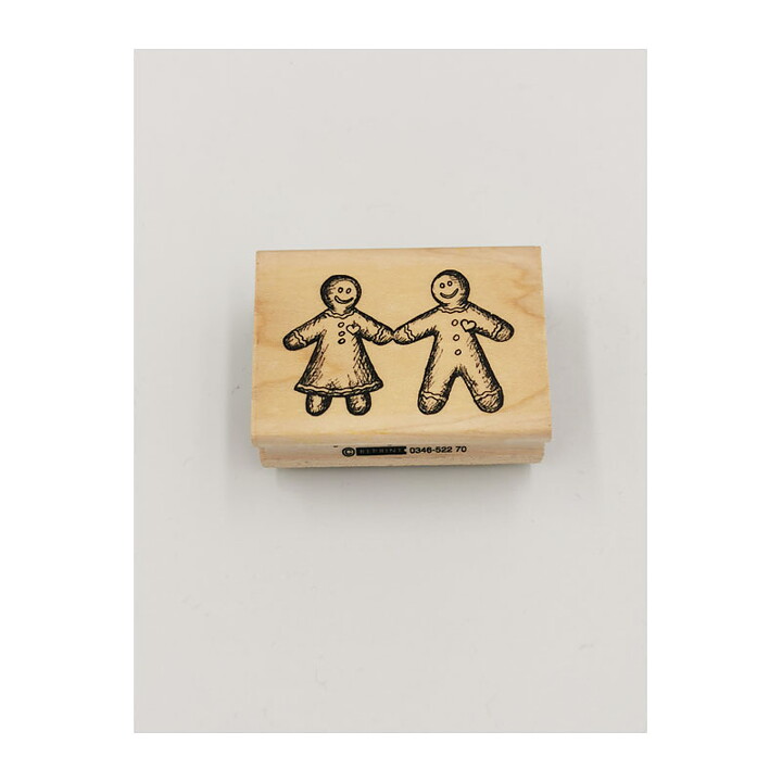 Reprint Rubber Stamps Second Hand - Gingerbread Figures