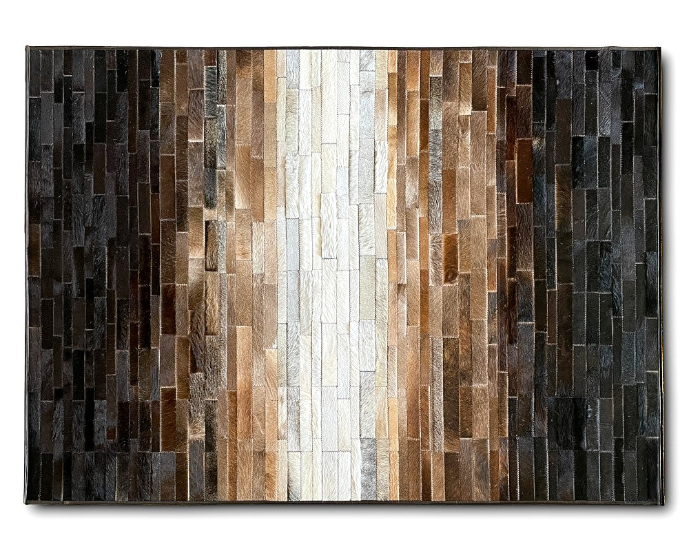 Lädermatta Patchwork 140 x 200 cm