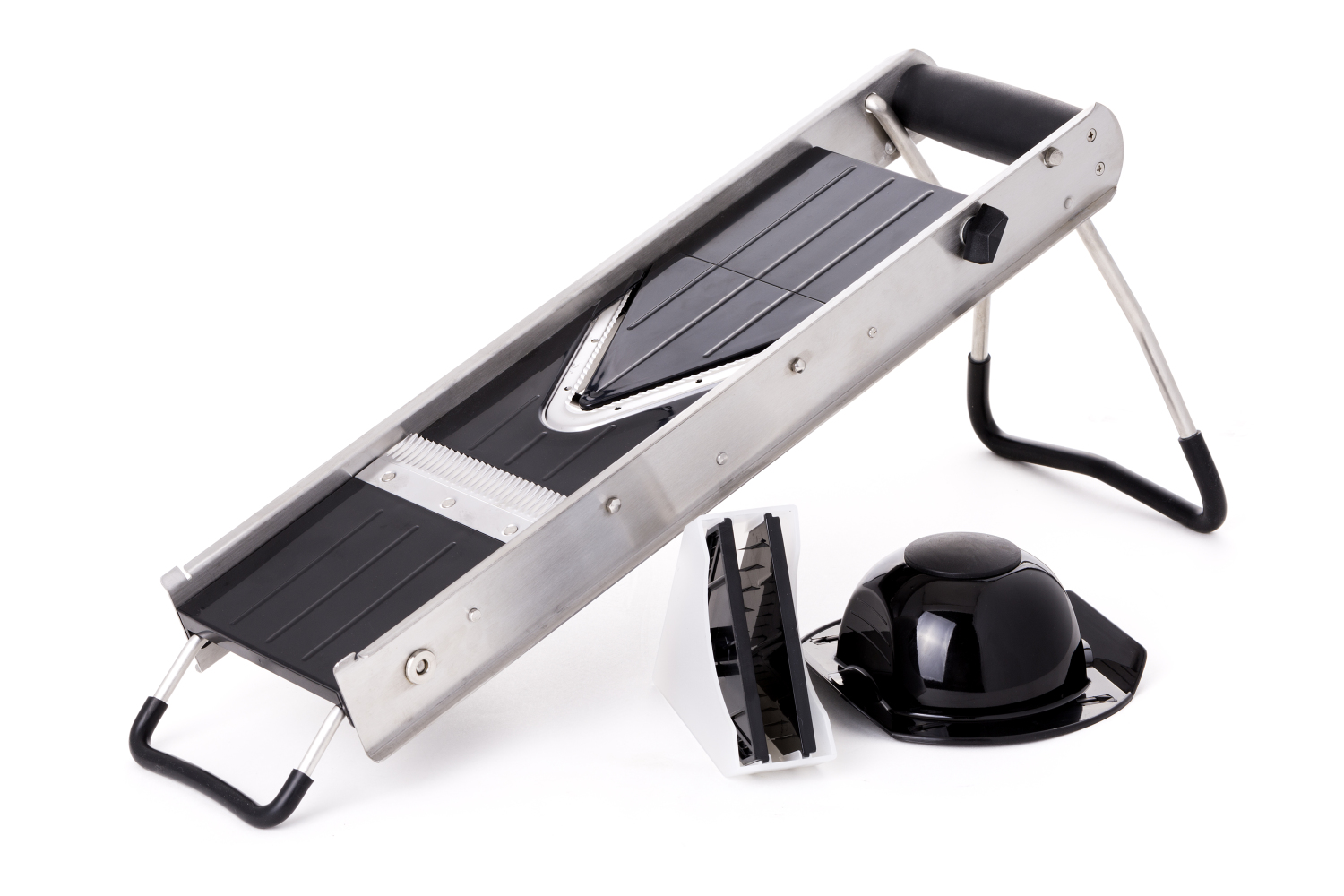 Mandolin black V-type, double bladed