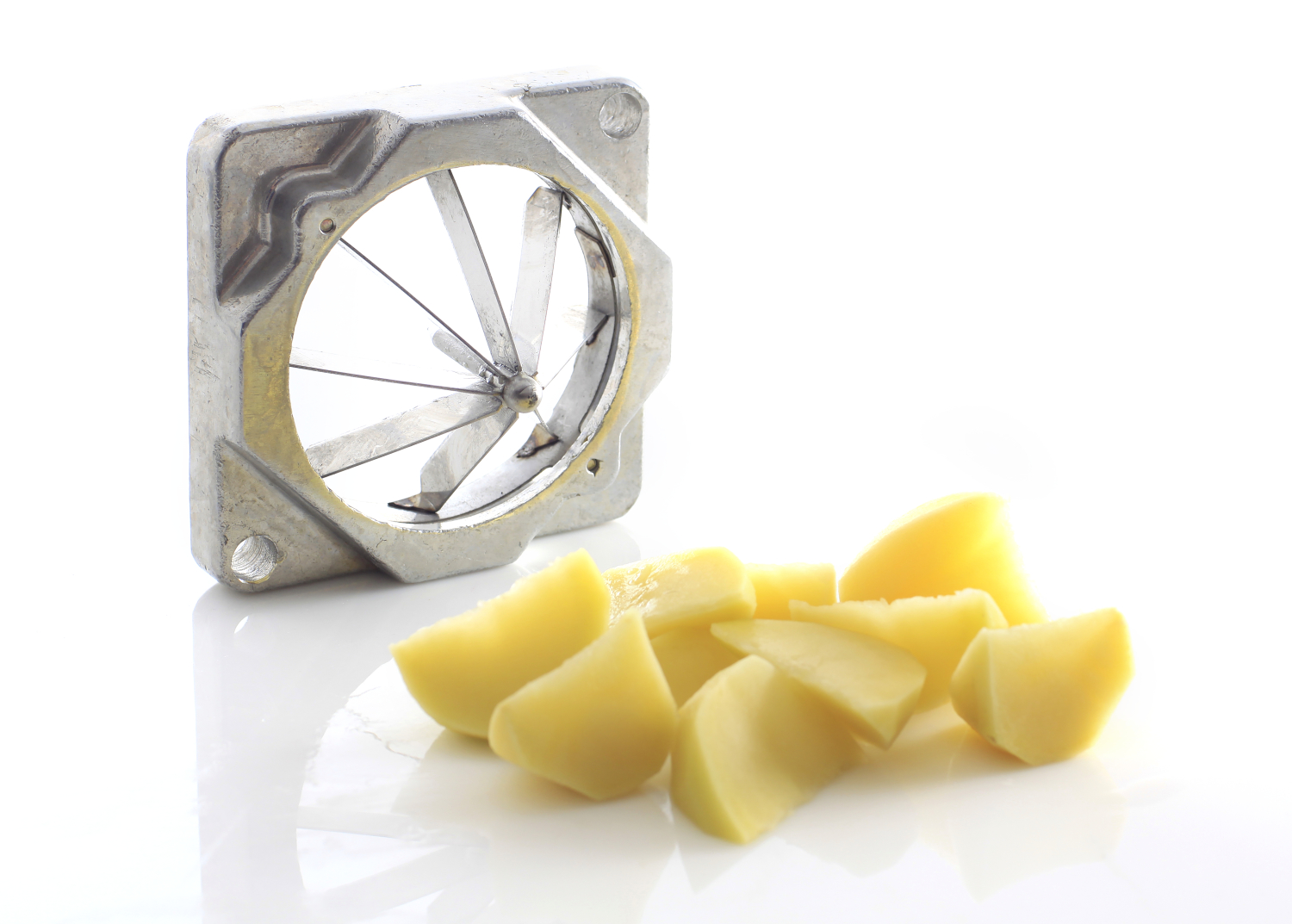 French fries cutter incl. 4 leaves - 8