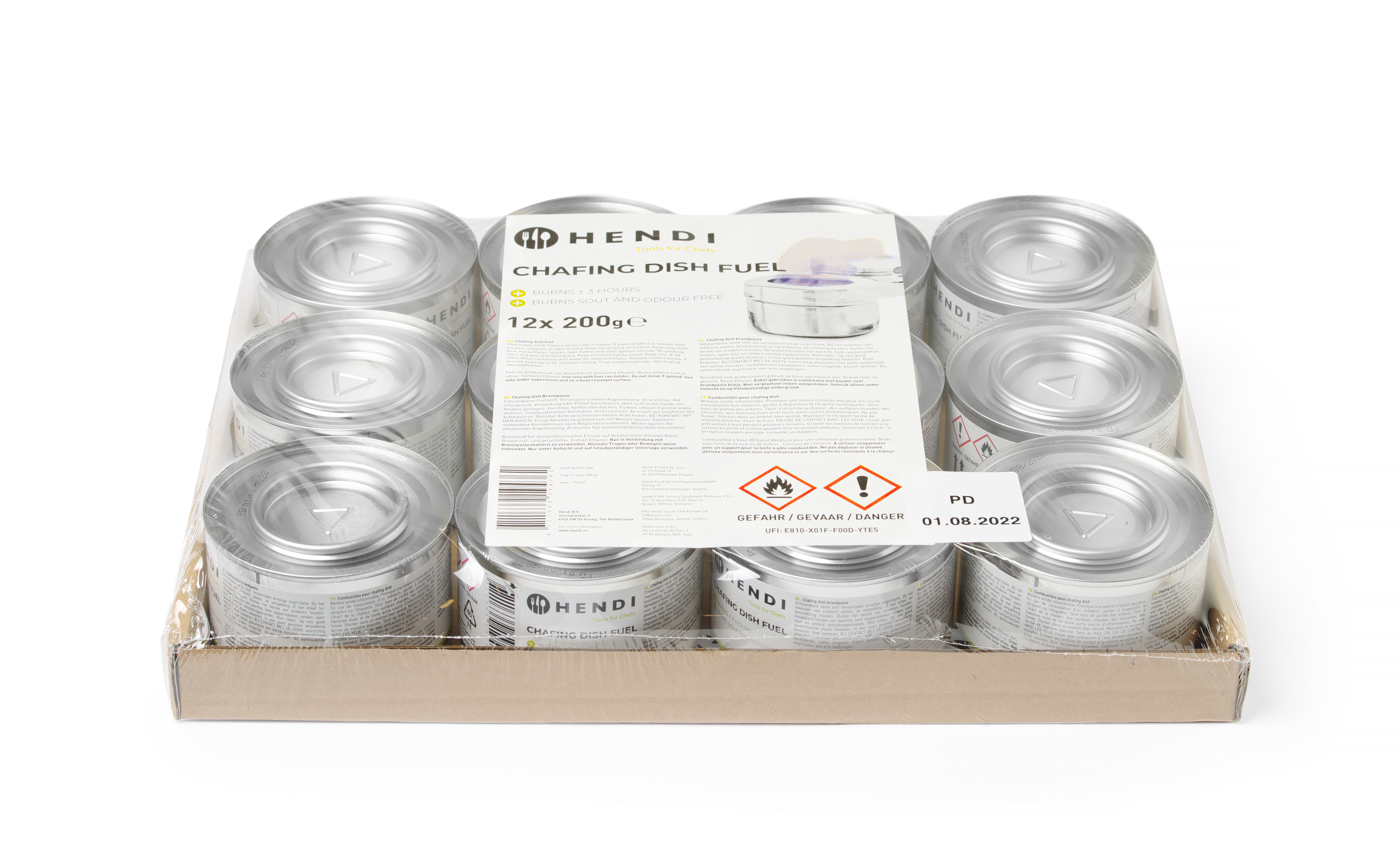 Chafing dish fuel can - 3