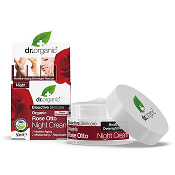 Dr Organic Nattkräm Rose Otto 50ml
